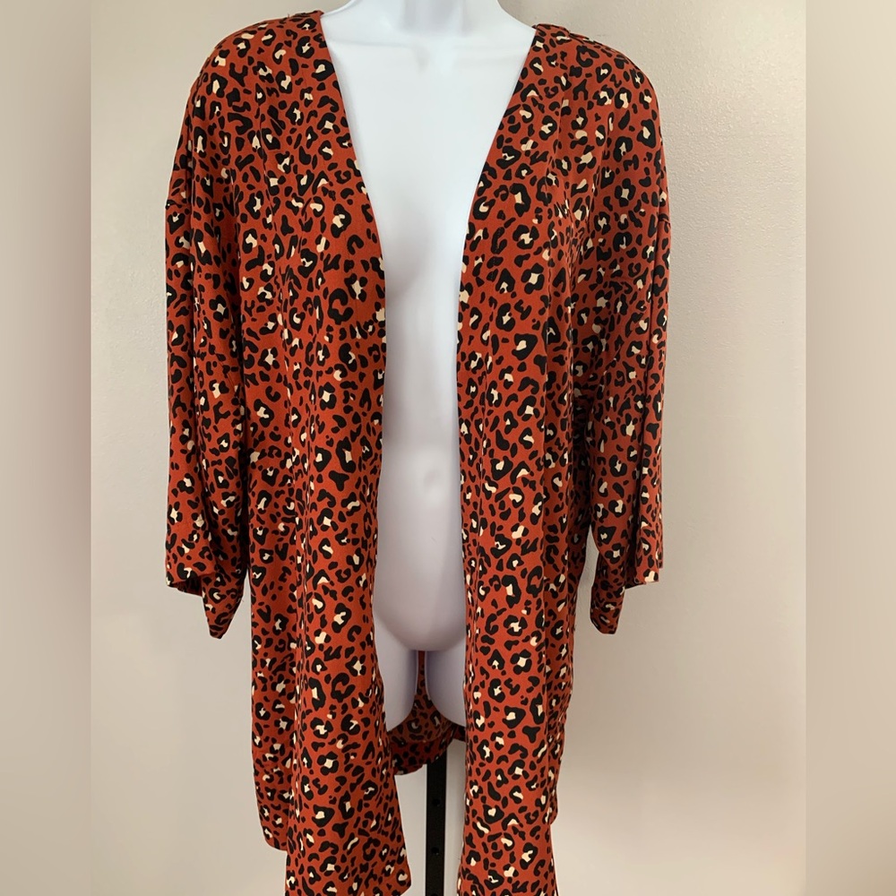 EVRI Animal Print Kimono